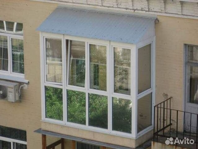 Балконы пластиковые под ключ