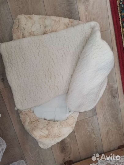 Конверт на выписку плюшевый тёплый