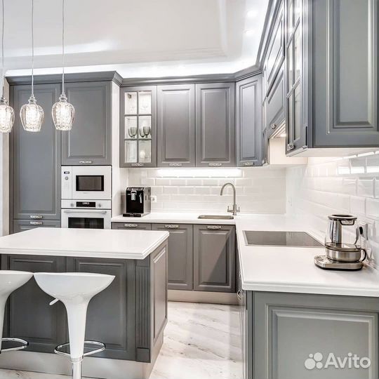 Кухонный гарнитур новый неоклассика