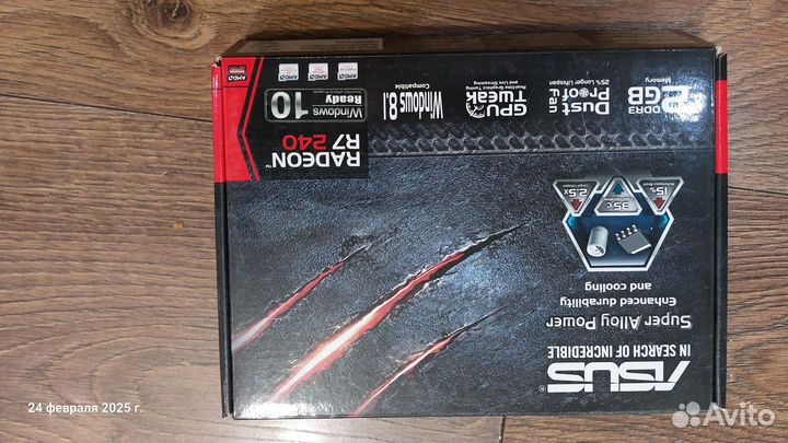 Видеокарта radeon R7 240 2gb