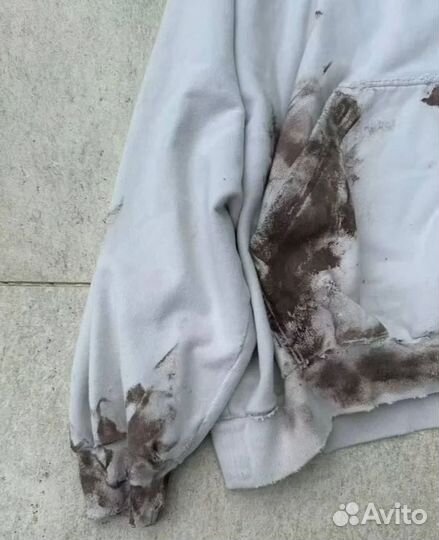 Зип худи Balenciaga x Polo с грязью