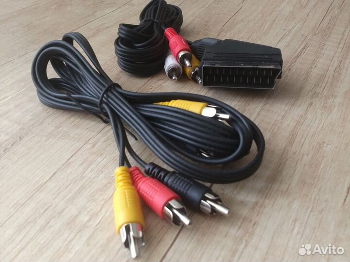 Кабель rca, scart, тюльпан