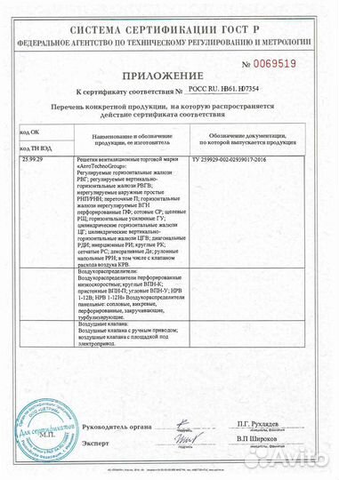 Клапан воздушный алюминиевый