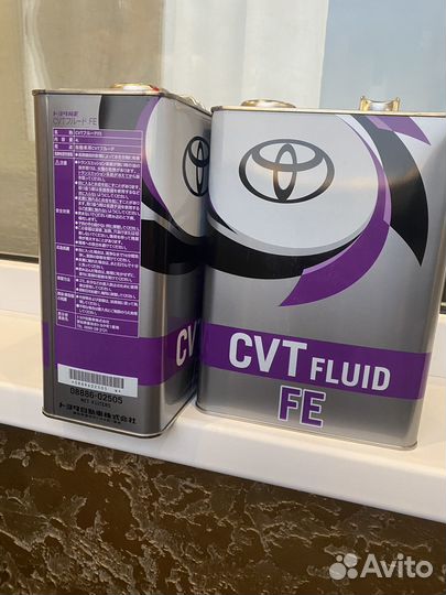 Жидкость вариатора cvtf FE toyota