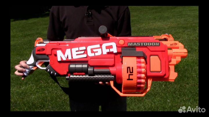 Бластер nerf mega mastodont