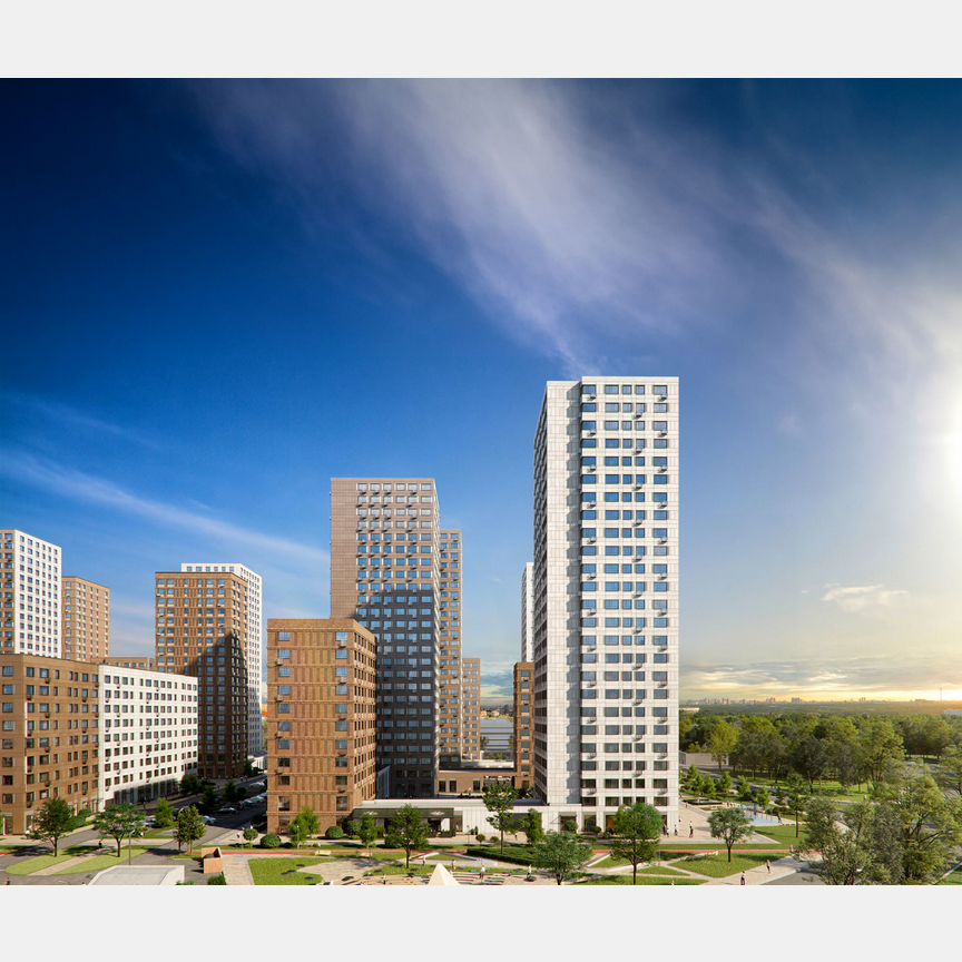 2-к. квартира, 66 м², 23/25 эт.