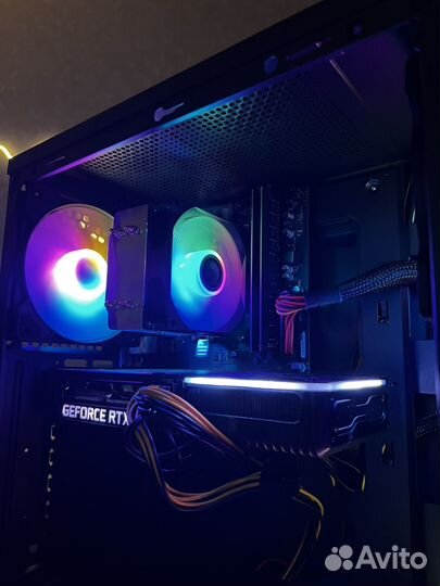 Игровой пк RTX 3060 Ti + Ryzen 5 5600 + 16Gb + SSD