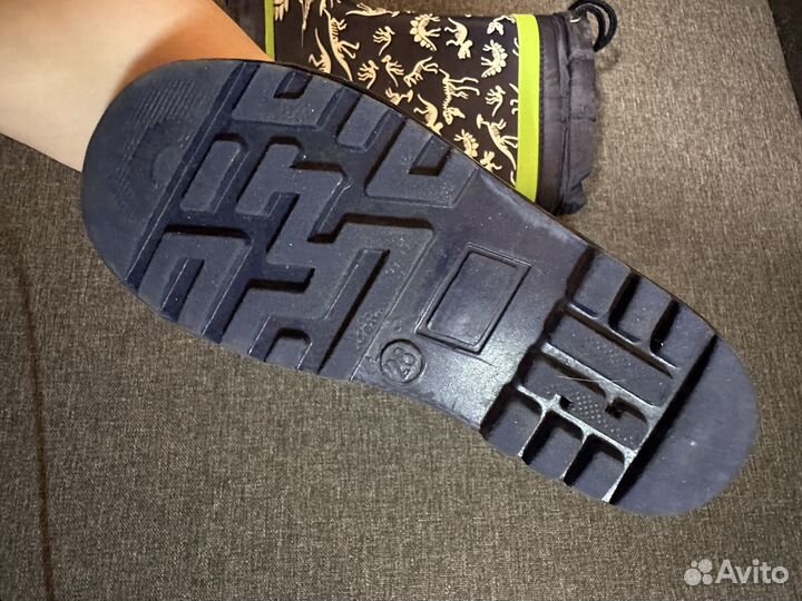 Резиновые сапоги детские 28