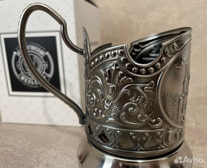 Подстаканник Суздаль. Кольчугинский мельхиор