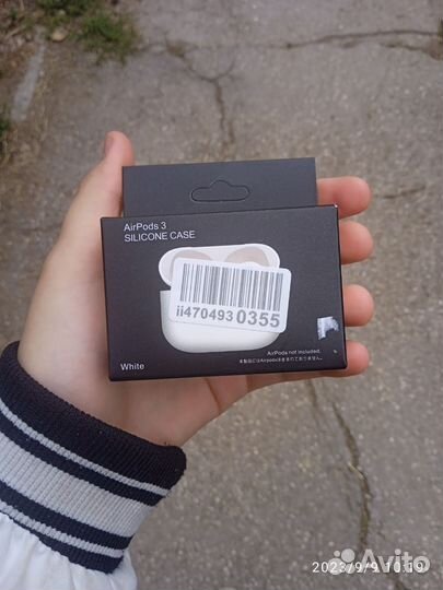 AirPods 3 чехол белый