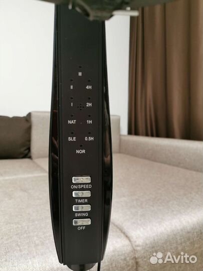 Вентилятор бытовой осевой Ballu bff-871r чёрный