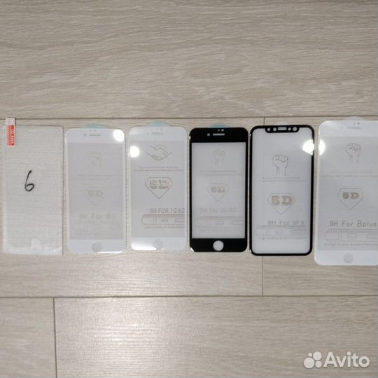 Защитное стекло iPhone 5 6 7 8 SE 10 11 X 12 13