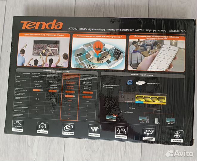 Wifi роутер Tenda ac5