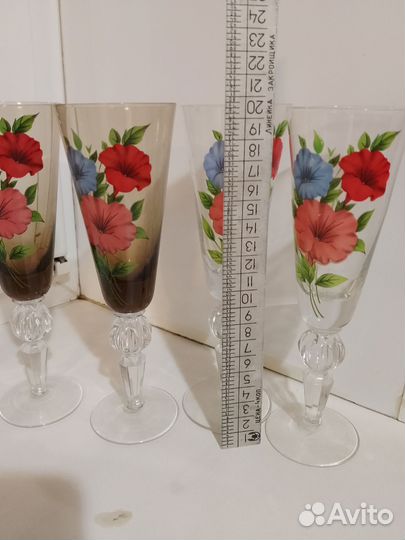 Старые фужеры, времён СССР