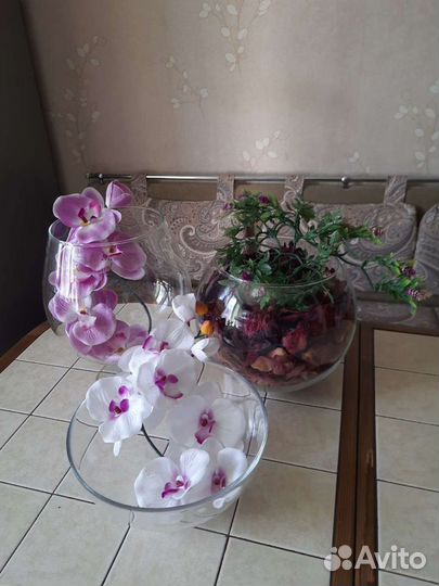 Стеклянные вазоны