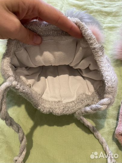 Шапка для девочки зимняя