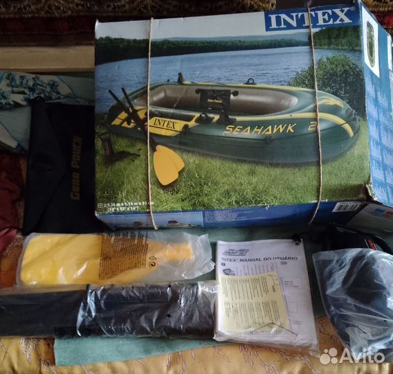 Надувная лодка пвх бу