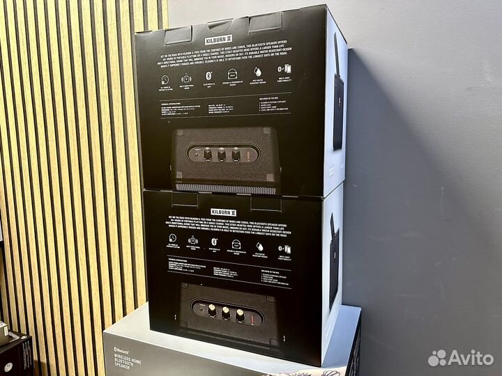 Marshall Kilburn 2 II Black/ Black&Brass