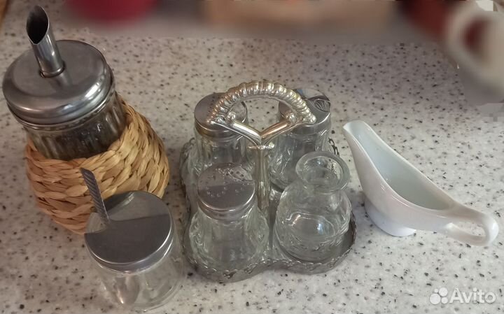 Набор для специй, банка бугель, блюдо для яиц