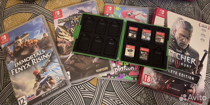 Картриджи nintendo switch