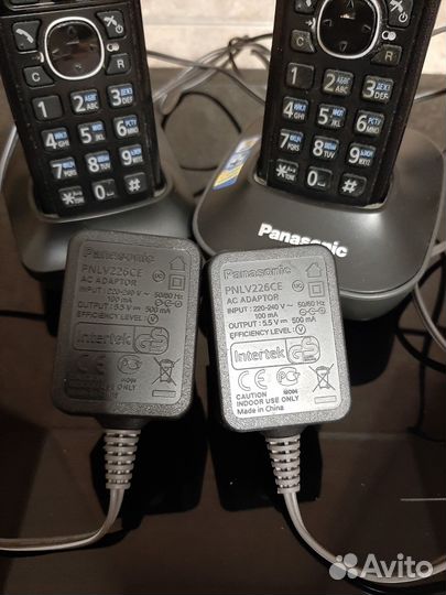 Радиотелефон panasonic 2 трубки