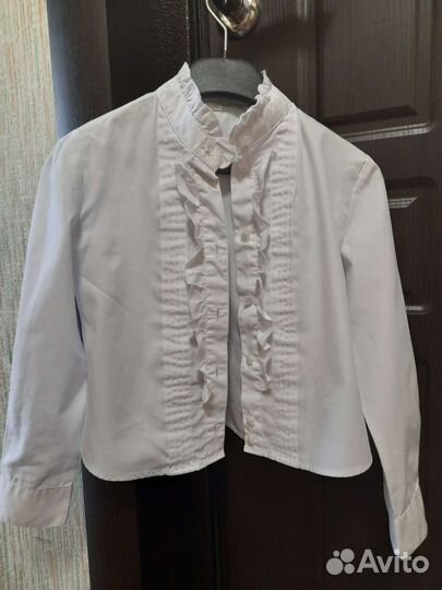 Блузка школьная для девочки 116