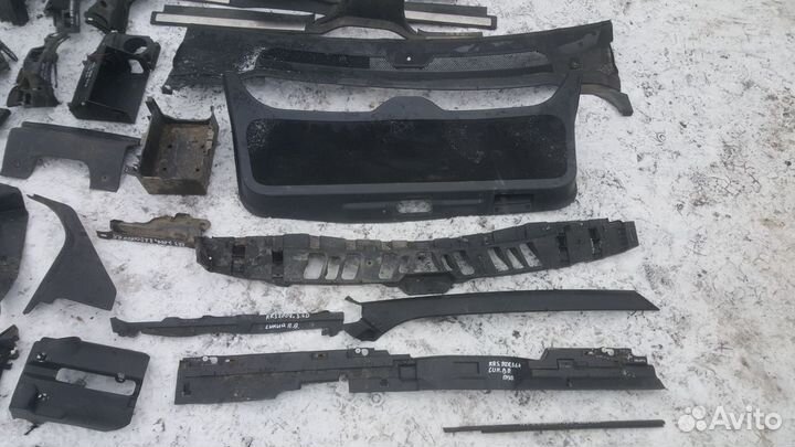 Обшивка салона пластик range rover sport 1 L320