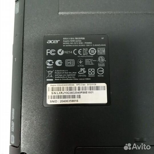 Ноутбук Acer Aspire 5250 (7423)