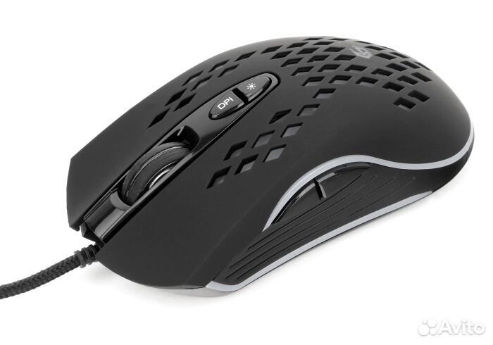 Мышь игровая Gembird MG-580, USB, чёрн, 3200DPI