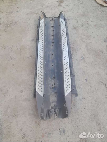 Пороги BMW X5 E70 алюминевые