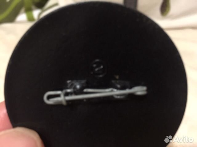 Брошь СССР в стиле Жостово