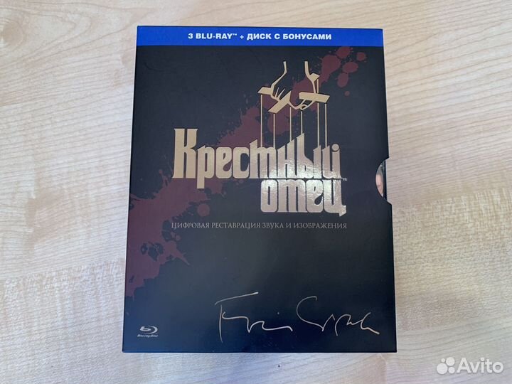 Крестный отец, коллекционное издание, 3 blu-ray