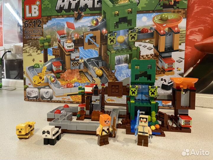 Конструктор майнкрафт «Шахта Крипера»