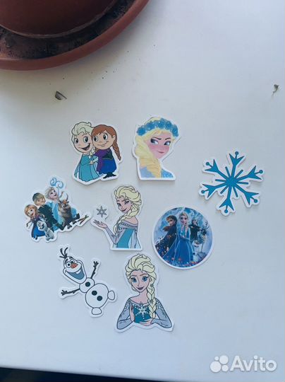 Наклейки холодное сердце 8 шт