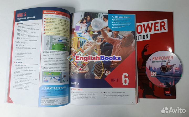 Empower A2 second edition комплект (SB, WB, CD )