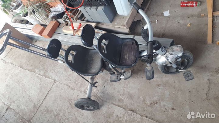 Детский велосипед бу двойной