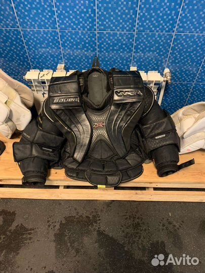 Нагрудник хоккейный вратарский bauer 2X pro. sr s