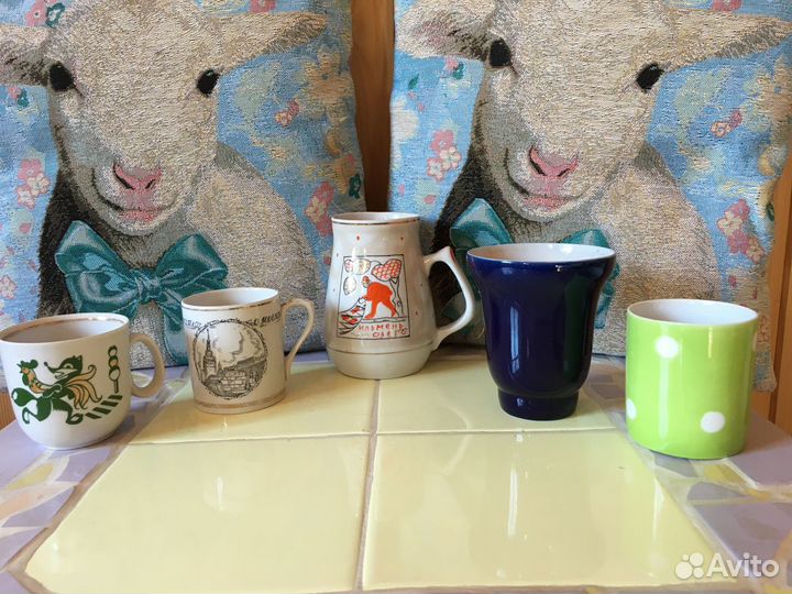 Фарфоровые чашки, пиалы СССР