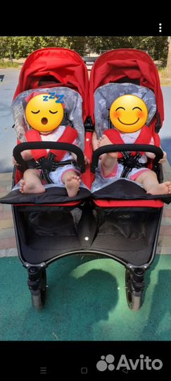 Коляска для двойни