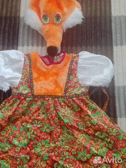 Костюм лисички на 2-4 года