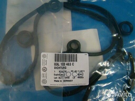 Прокладка крышки клапанов 03L103483C VAG