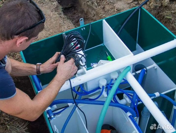 Септик для дома и дачи. Установка под ключ