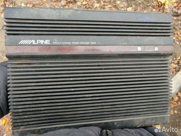 Усилитель alpine 3566 2/4/6 каналов