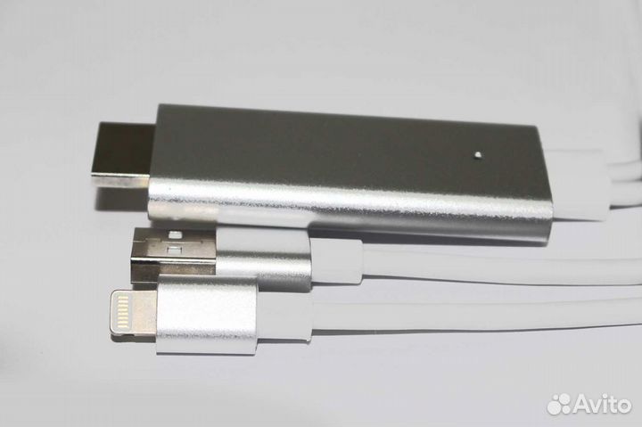 Кабель Lightning hdmi hdtv поддержка Apple