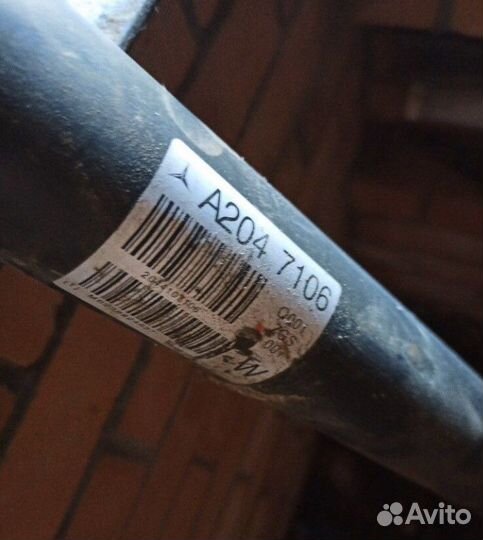 Кардан mercedes glk x204