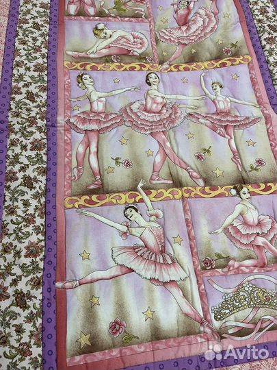 Детское одеяло новое ручная работа,и наволочка