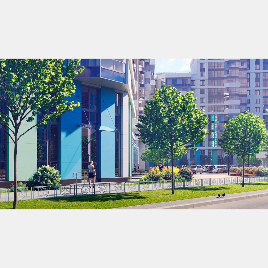 1-к. квартира, 41 м², 2/20 эт.