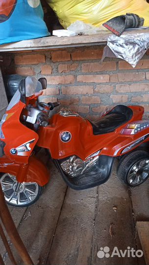 Детский мотоцикл на аккумуляторе бу