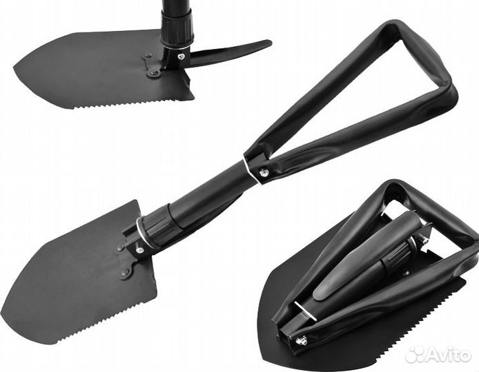 Автомобильная лопатка саперная складная 4 в 1