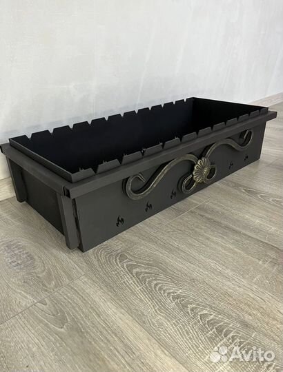 Мангал с печью под казан